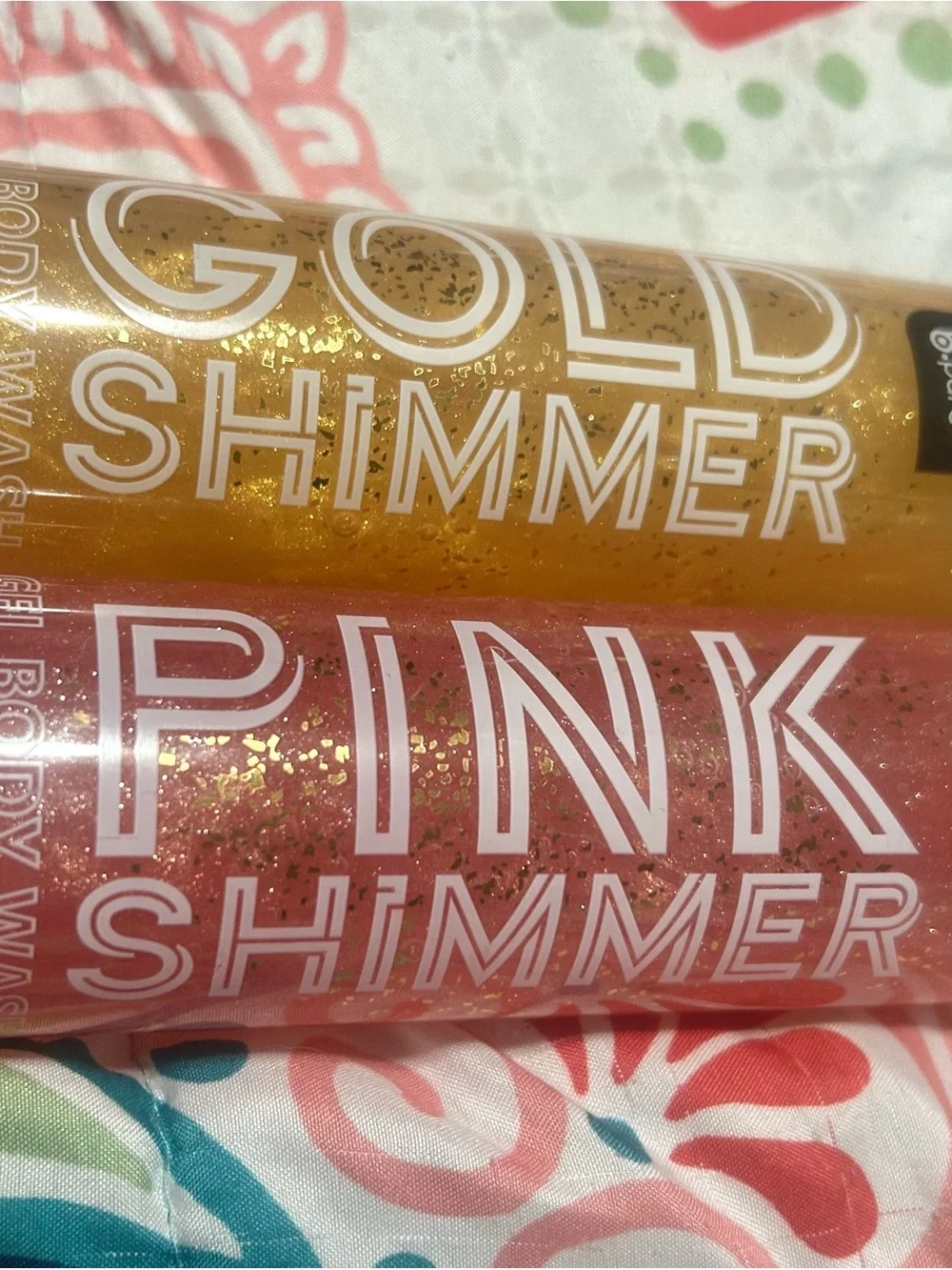 Gold & Pink Shimmer Body Gel - Dual Shimmer Glow